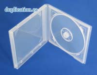 Super Clear CD Poly box Single or Double, 5.4 inch, no